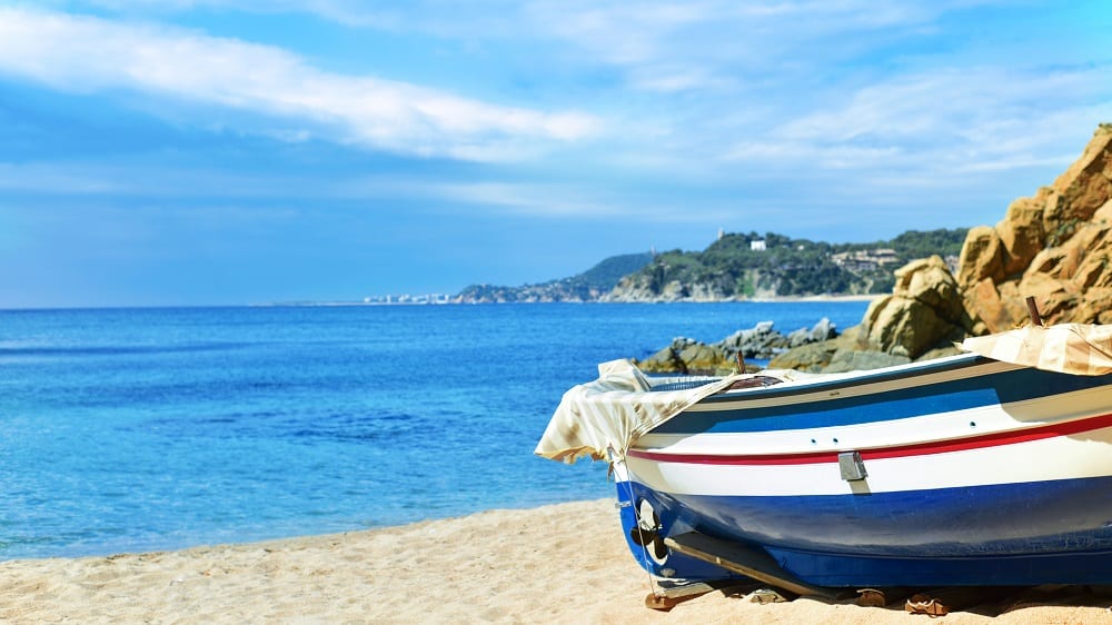 Strand Platja-de-Sa-Caleta-lloret-de-Mar