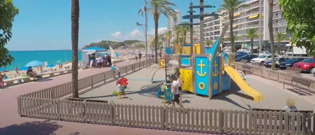 Boulevard von Lloret de Mar - Spielplatz