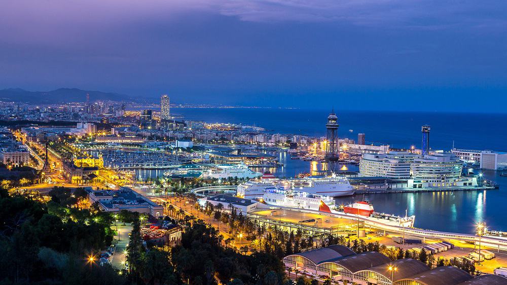 Lloret de Mar nach Barcelona - Panorama