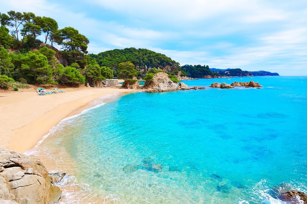 Strandbars in Lloret de Mar - Cala Treumal - Santa Cristina