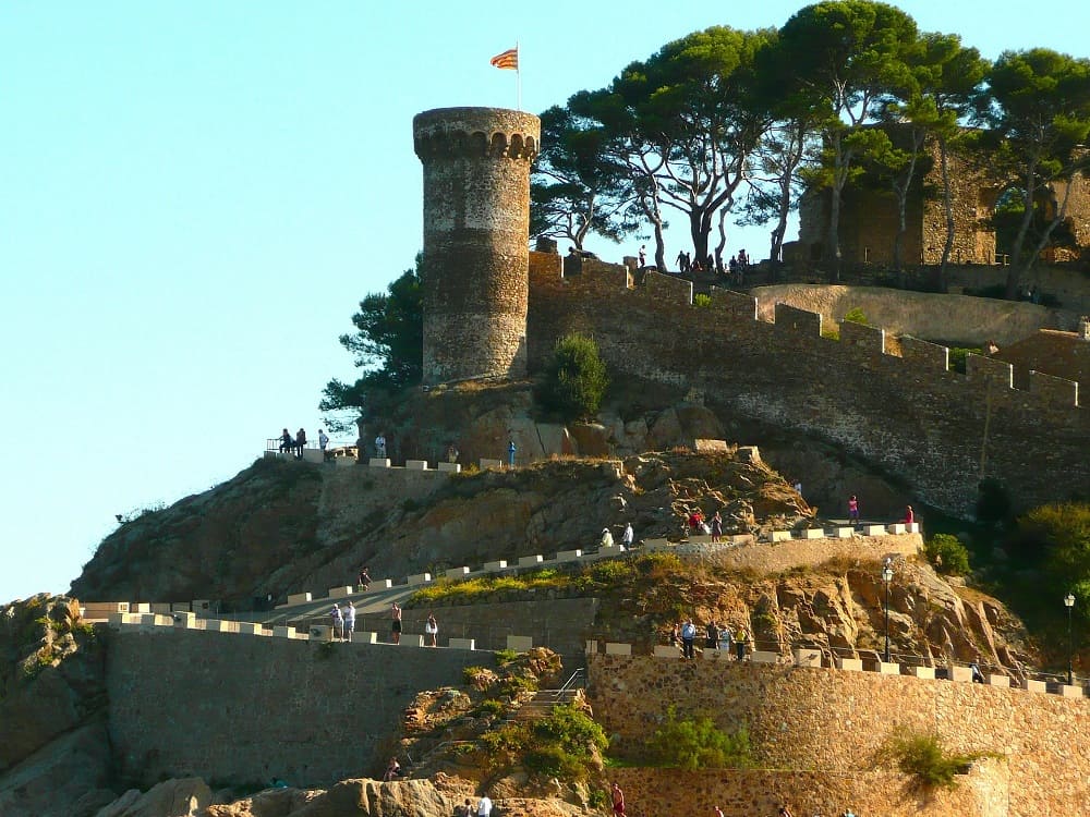 Sehenswürdigkeiten in Tossa de Mar.